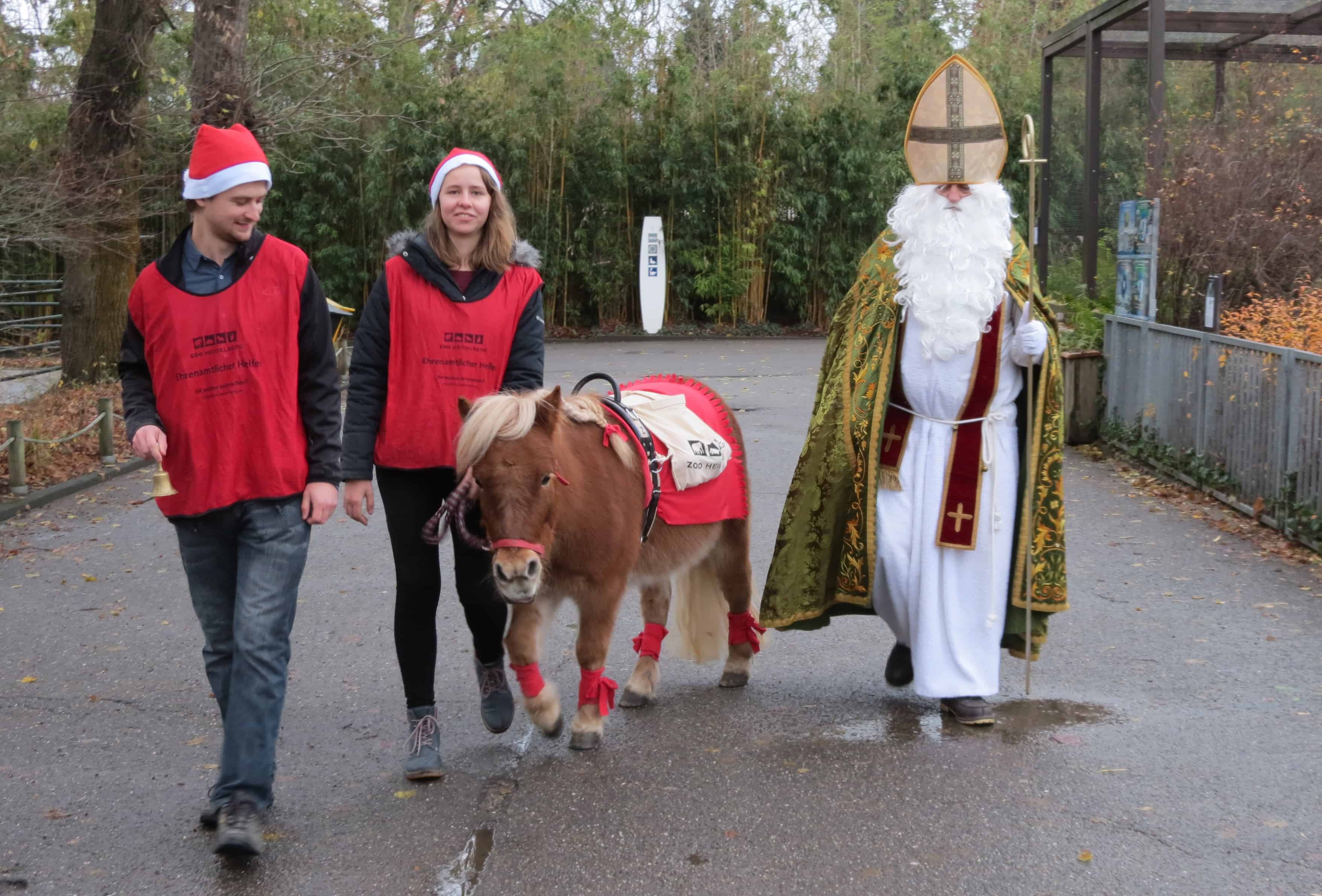 Nikolaus im Zoo (Foto: Zoo Heidelberg)