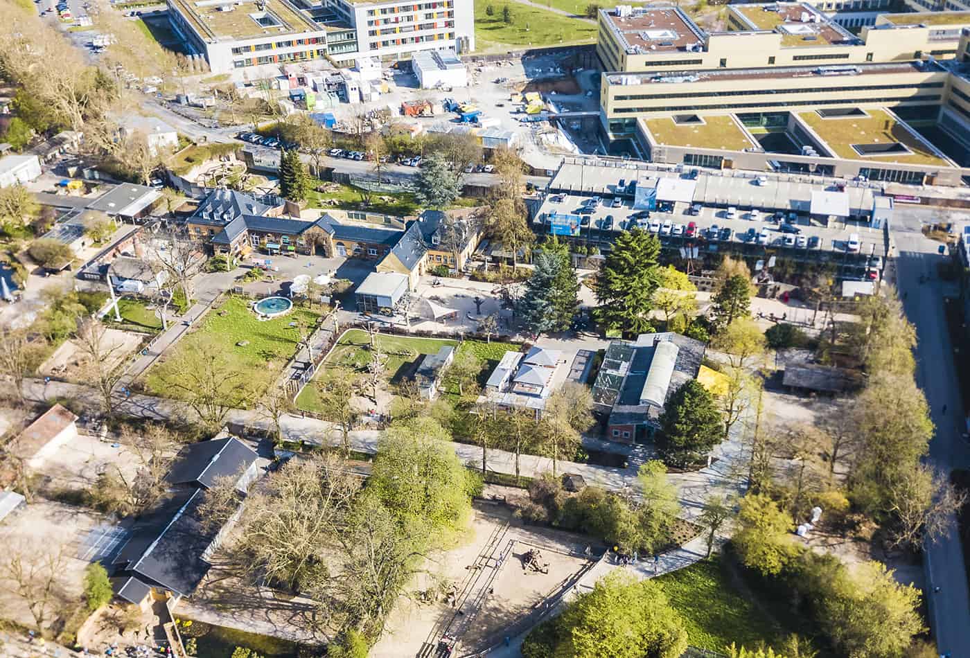 Luftaufnahmen Zoo Heidelberg (Foto: Zoo Heidelberg)