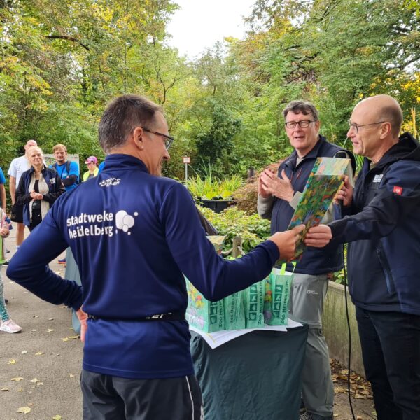 Siegerehrung Spendenlauf 2025 Zoo Heidelberg.