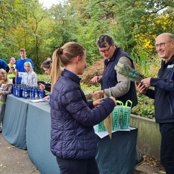 Siegerehrung Spendenlauf 2025 Zoo Heidelberg.